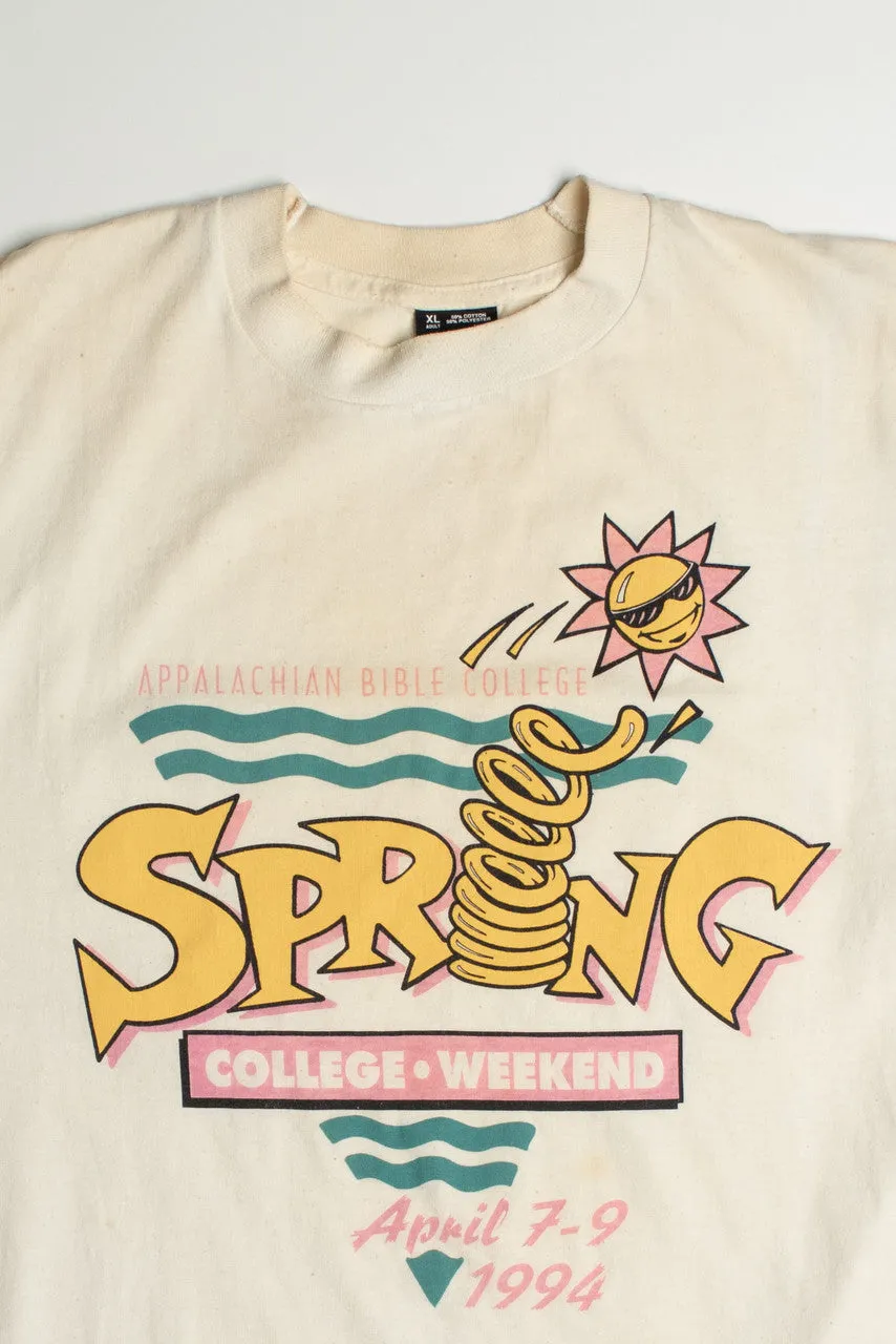 1994 Appalachian Bible College Spring Weekend Single Stitch T-Shirt