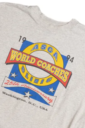 1994 ASCA Clinic World Coaches Single Stitch T-Shirt 8536