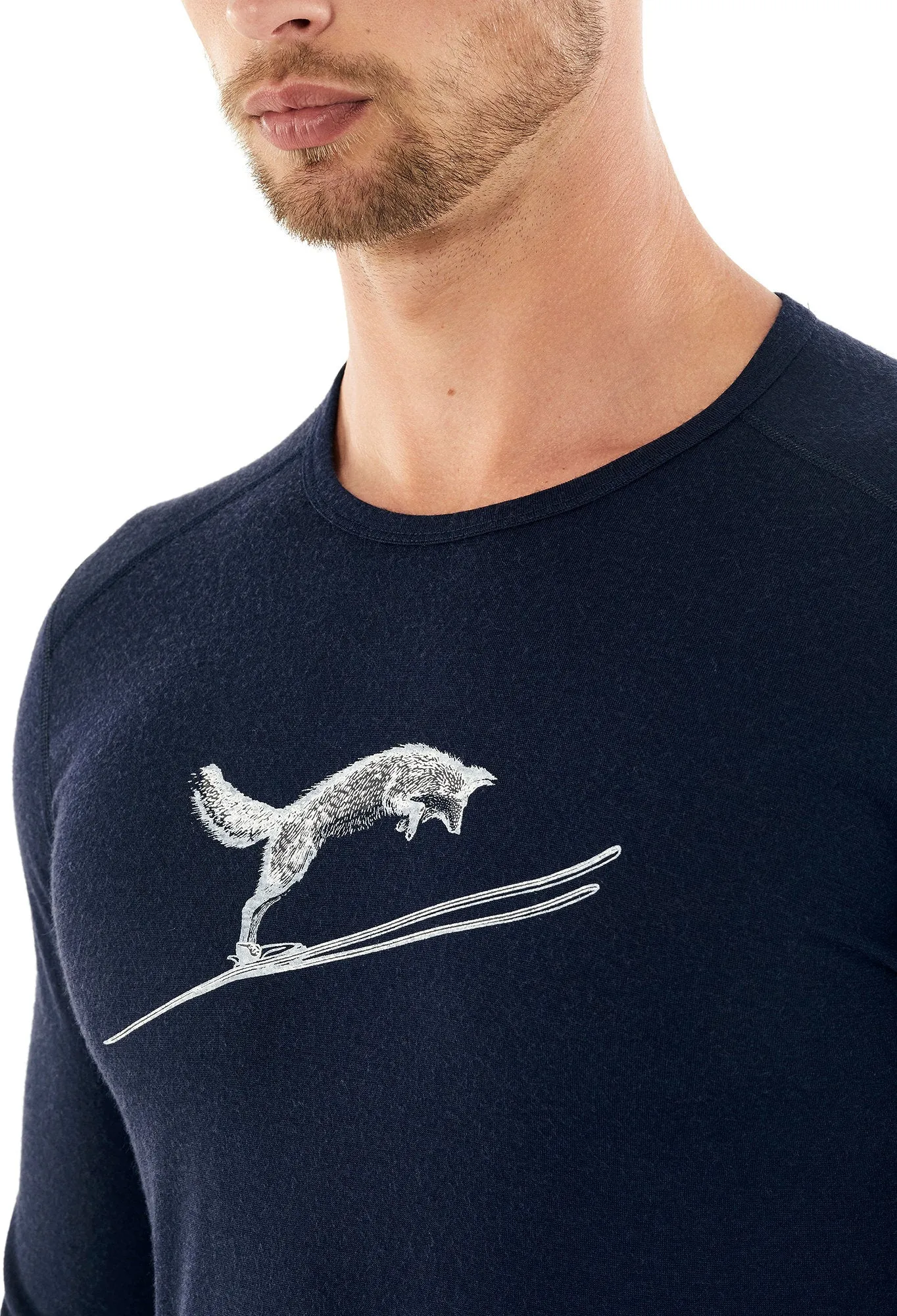 200 Oasis Fox Jump Long Sleeve Base Layer Crewe - Men's |-|Couche de base à manches longues 200 Oasis Fox Jump Crewe -Homme