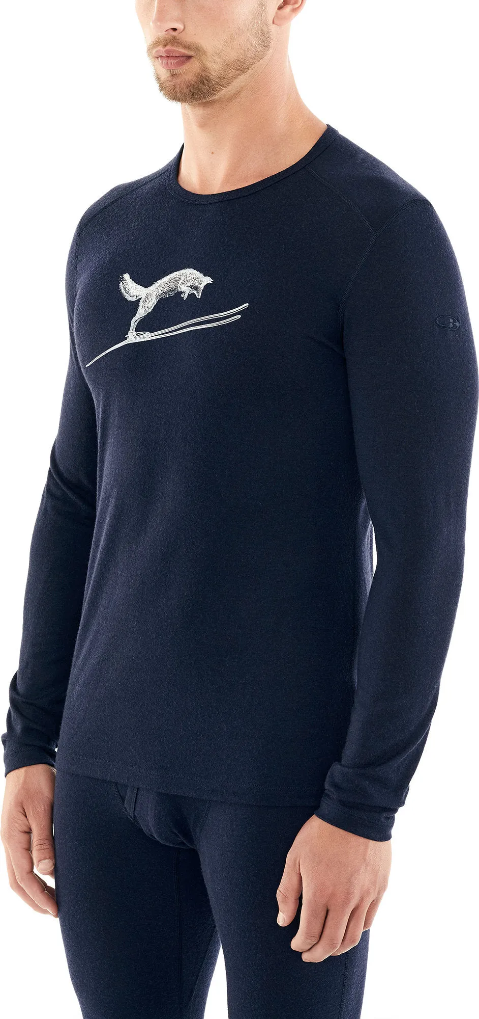 200 Oasis Fox Jump Long Sleeve Base Layer Crewe - Men's |-|Couche de base à manches longues 200 Oasis Fox Jump Crewe -Homme