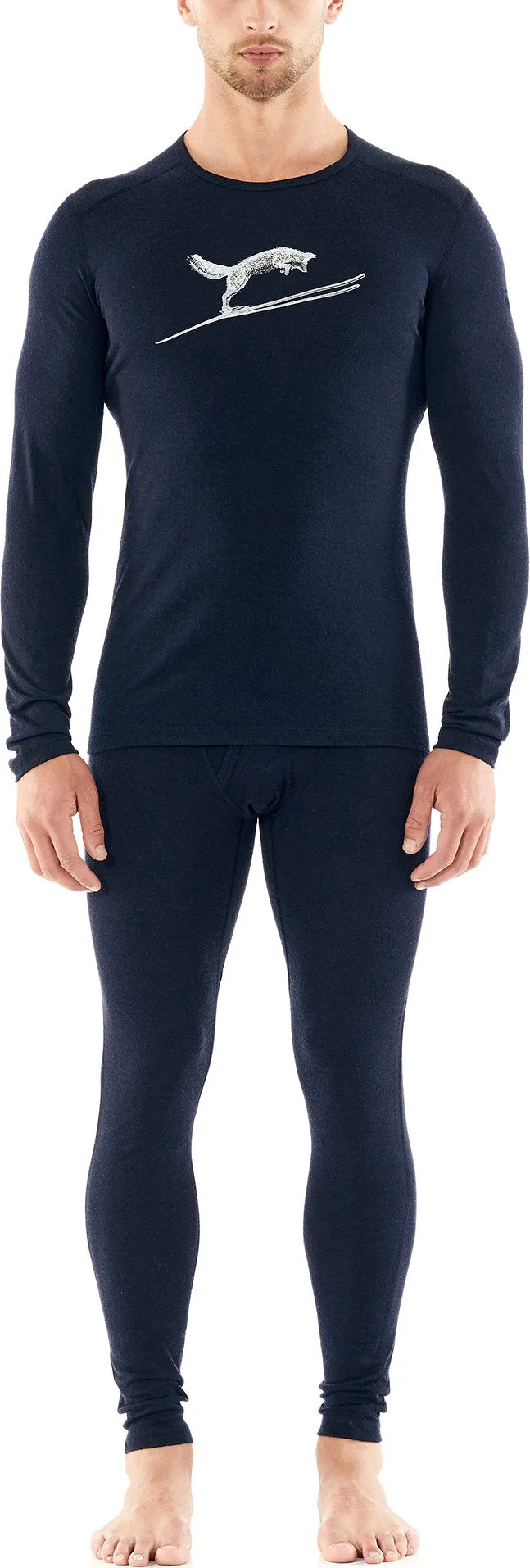 200 Oasis Fox Jump Long Sleeve Base Layer Crewe - Men's |-|Couche de base à manches longues 200 Oasis Fox Jump Crewe -Homme