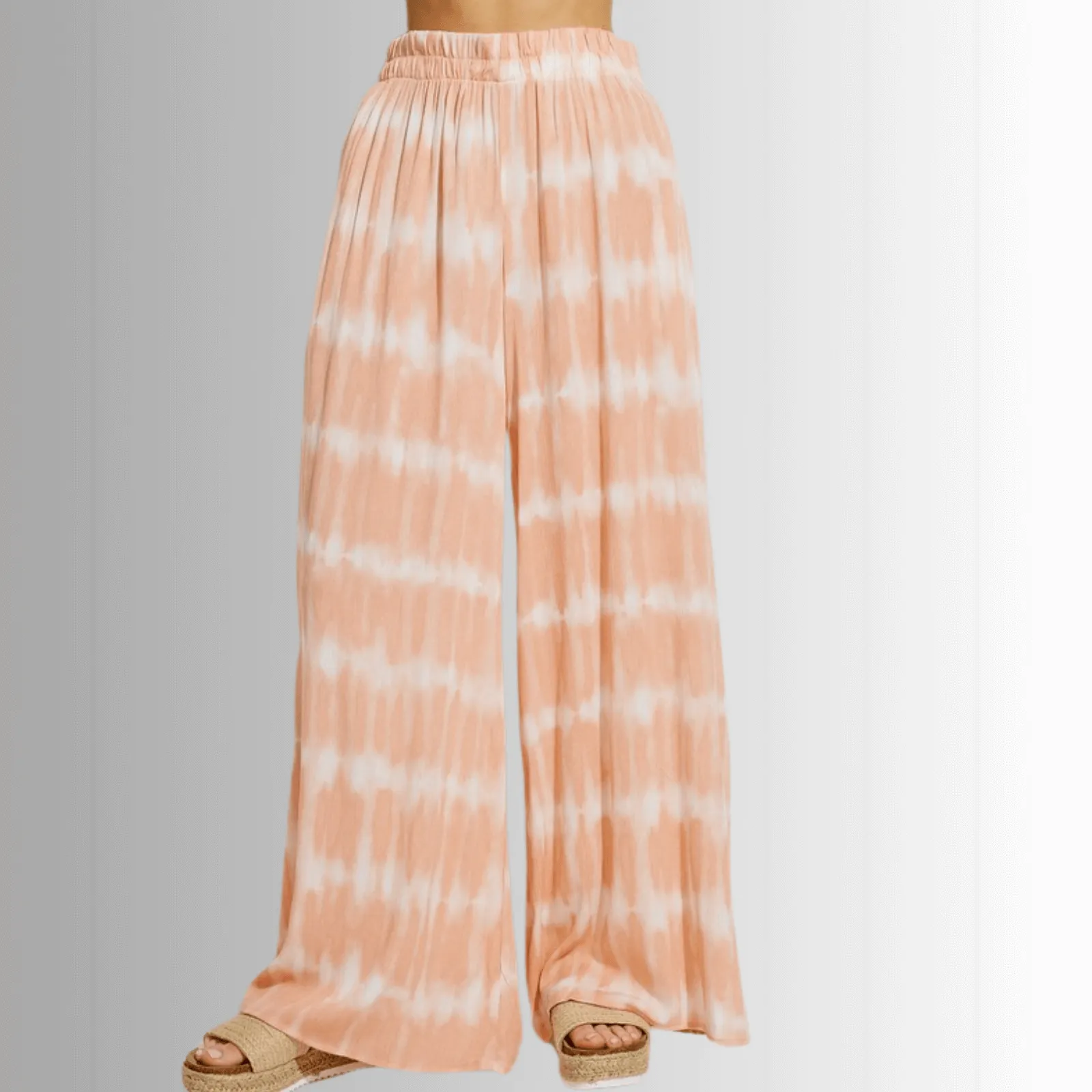 Beach and Lounge Striped Casual Pants Set - Clearance Final Sale