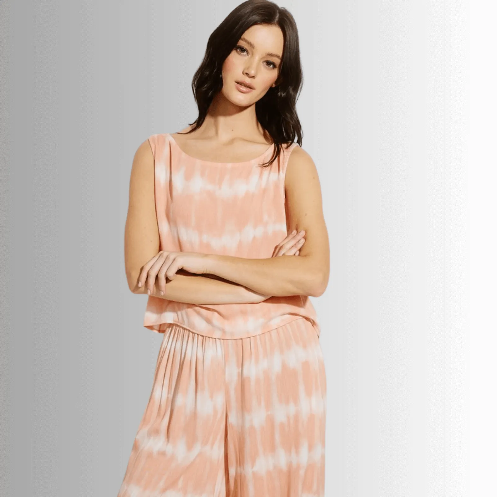 Beach and Lounge Striped Casual Pants Set - Clearance Final Sale