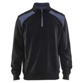 Bl&#xE5;kl&#xE4;der&#x20;3353-1158&#x20;Sweatshirt&#x20;Half-Zip&#x20;-&#x20;Black&#x2F;Grey