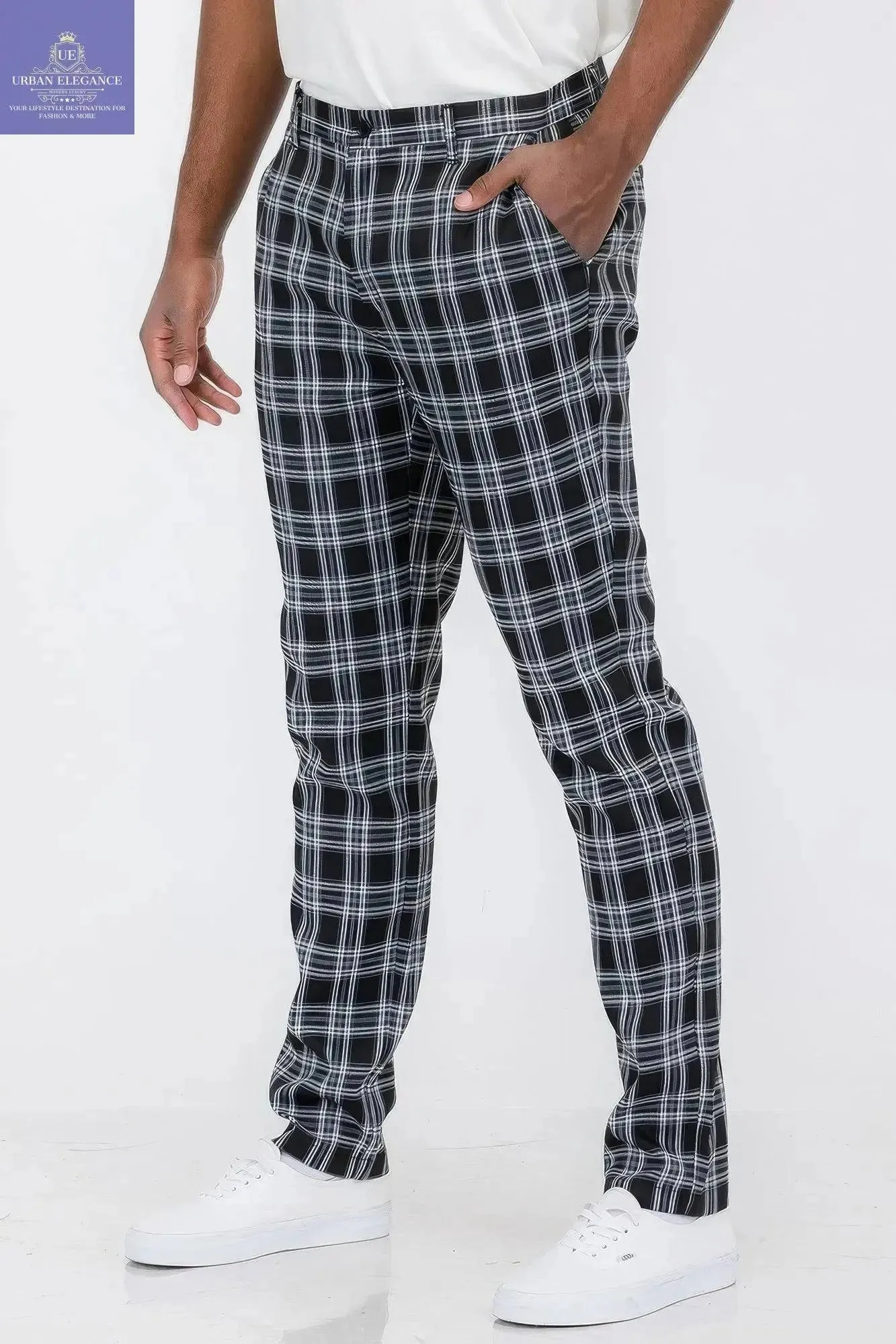 Checkered Dress Trousers