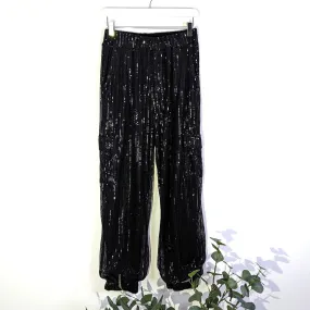 Dressy sequin cargo style pants (M-L)