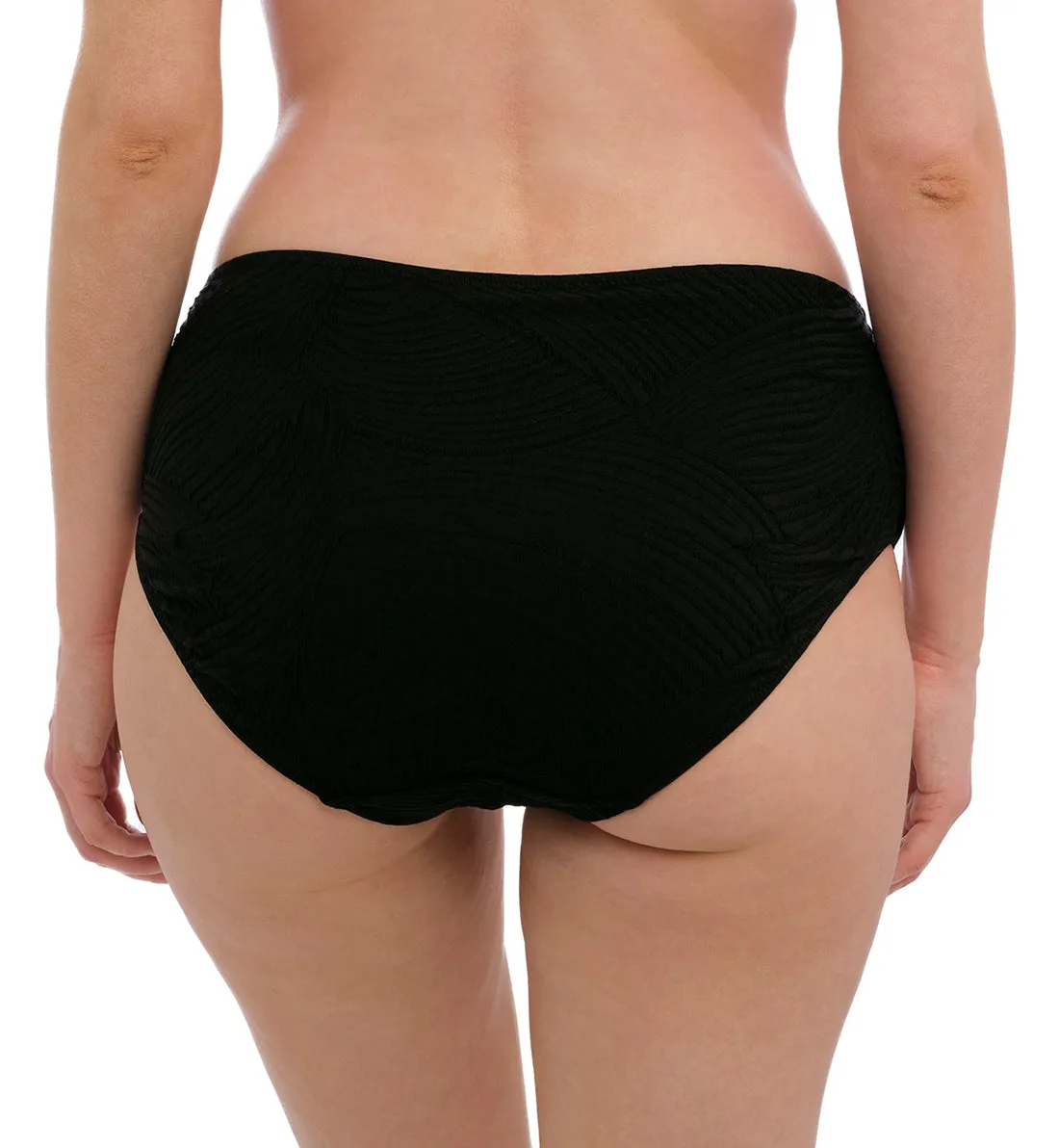 Fantasie Ottawa Deep Gathered Full Swim Brief (6363) - Black