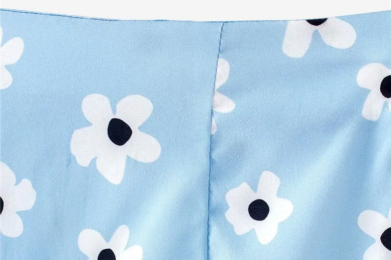 FLORAL PRINT MINI SKIRT