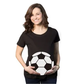 Football Print Pregnant T-shirt