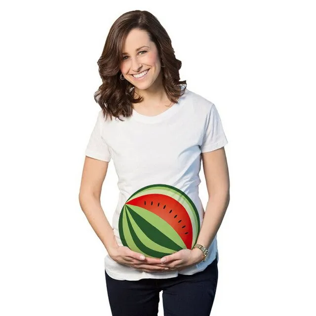 Football Print Pregnant T-shirt
