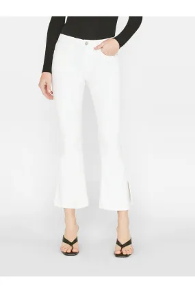 Le Crop Flare Mini Slits Jean