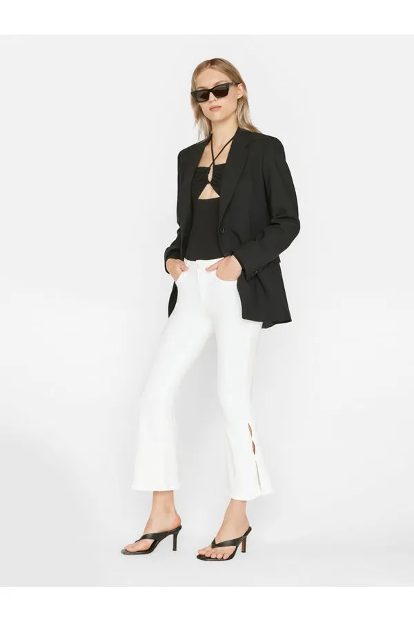 Le Crop Flare Mini Slits Jean