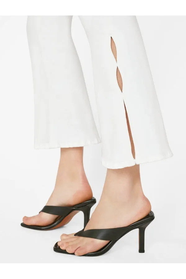 Le Crop Flare Mini Slits Jean