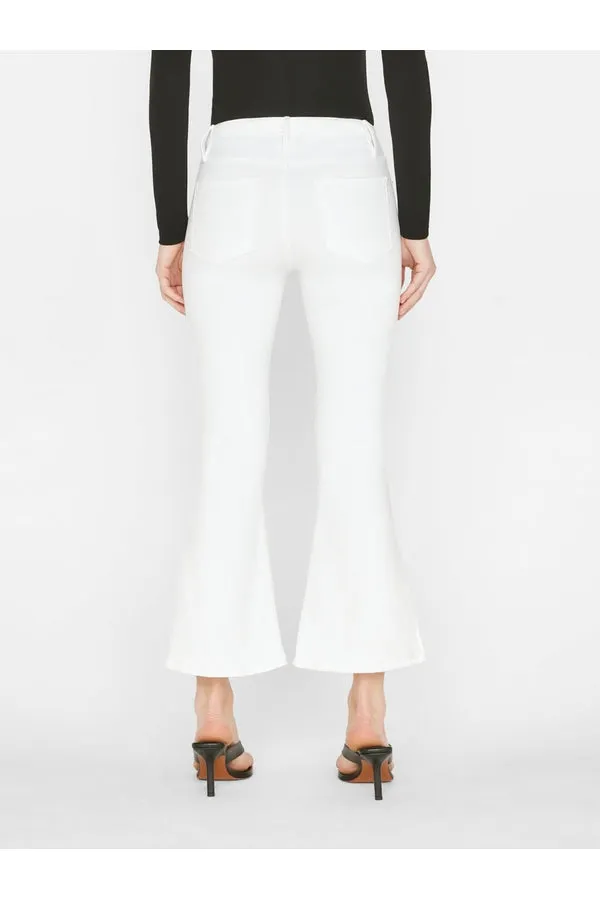 Le Crop Flare Mini Slits Jean