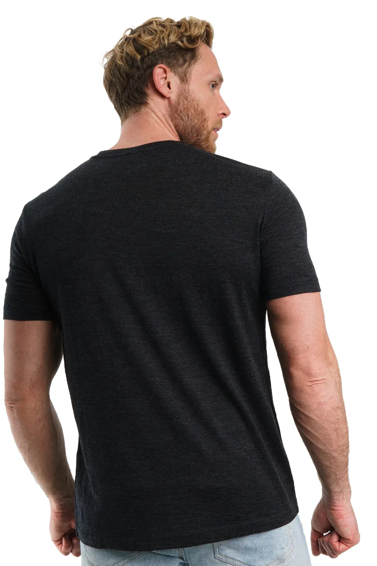 Men's Merino T-shirt 165 Charcoal