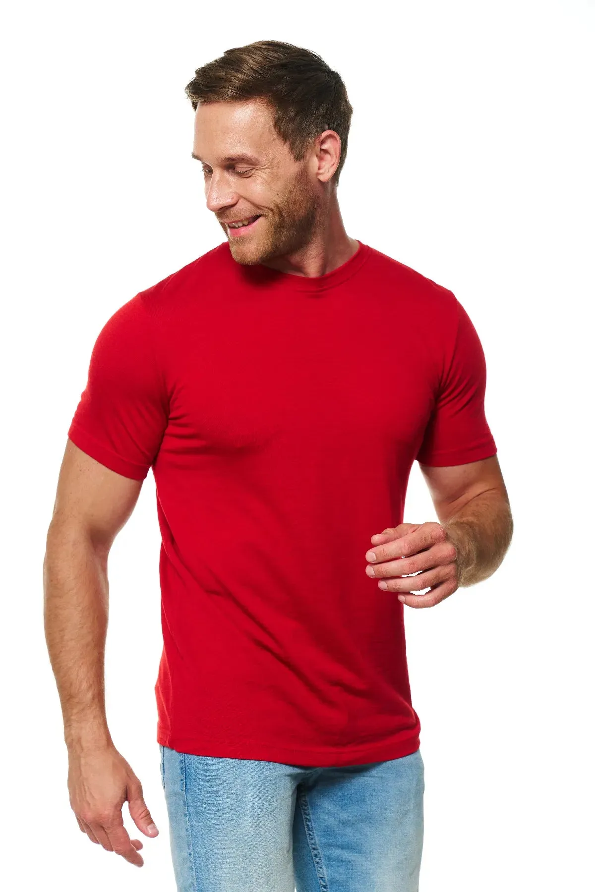 Men's Merino T-shirt 165 Chili Red
