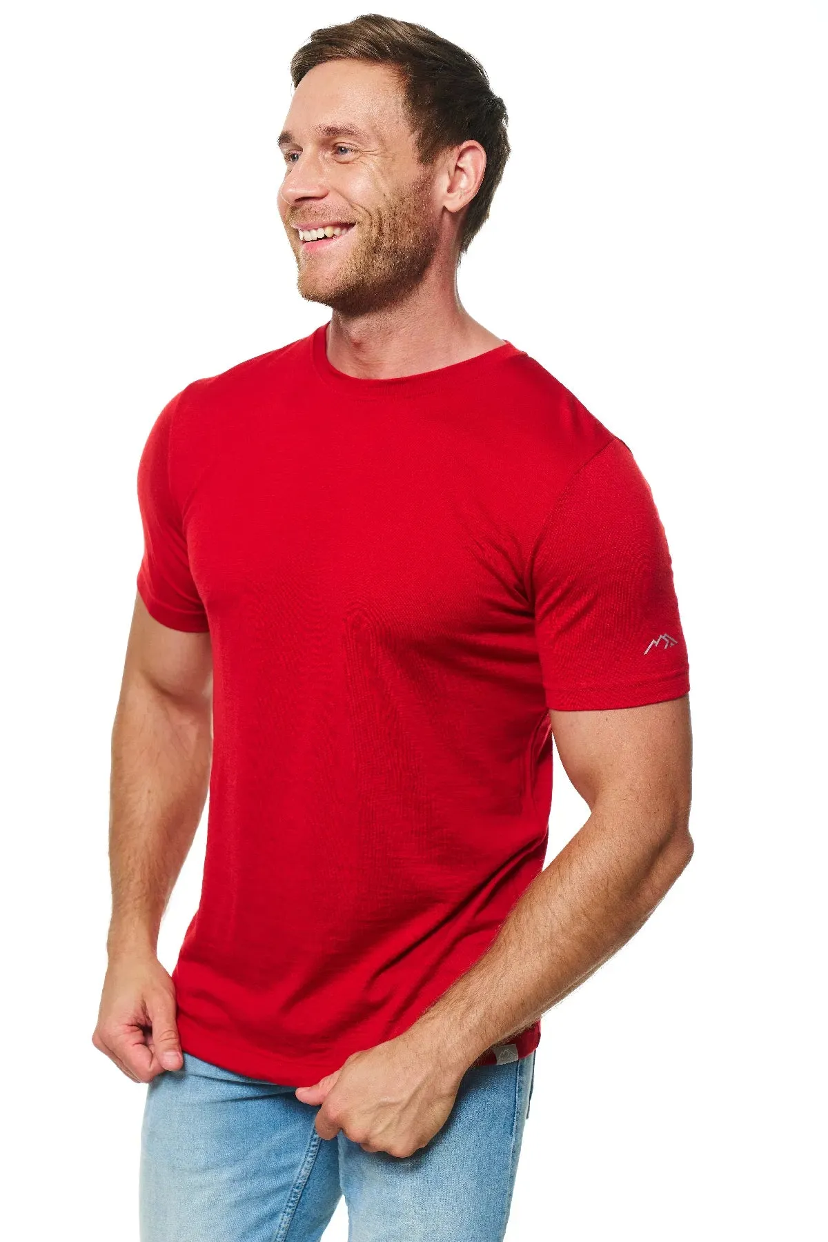 Men's Merino T-shirt 165 Chili Red