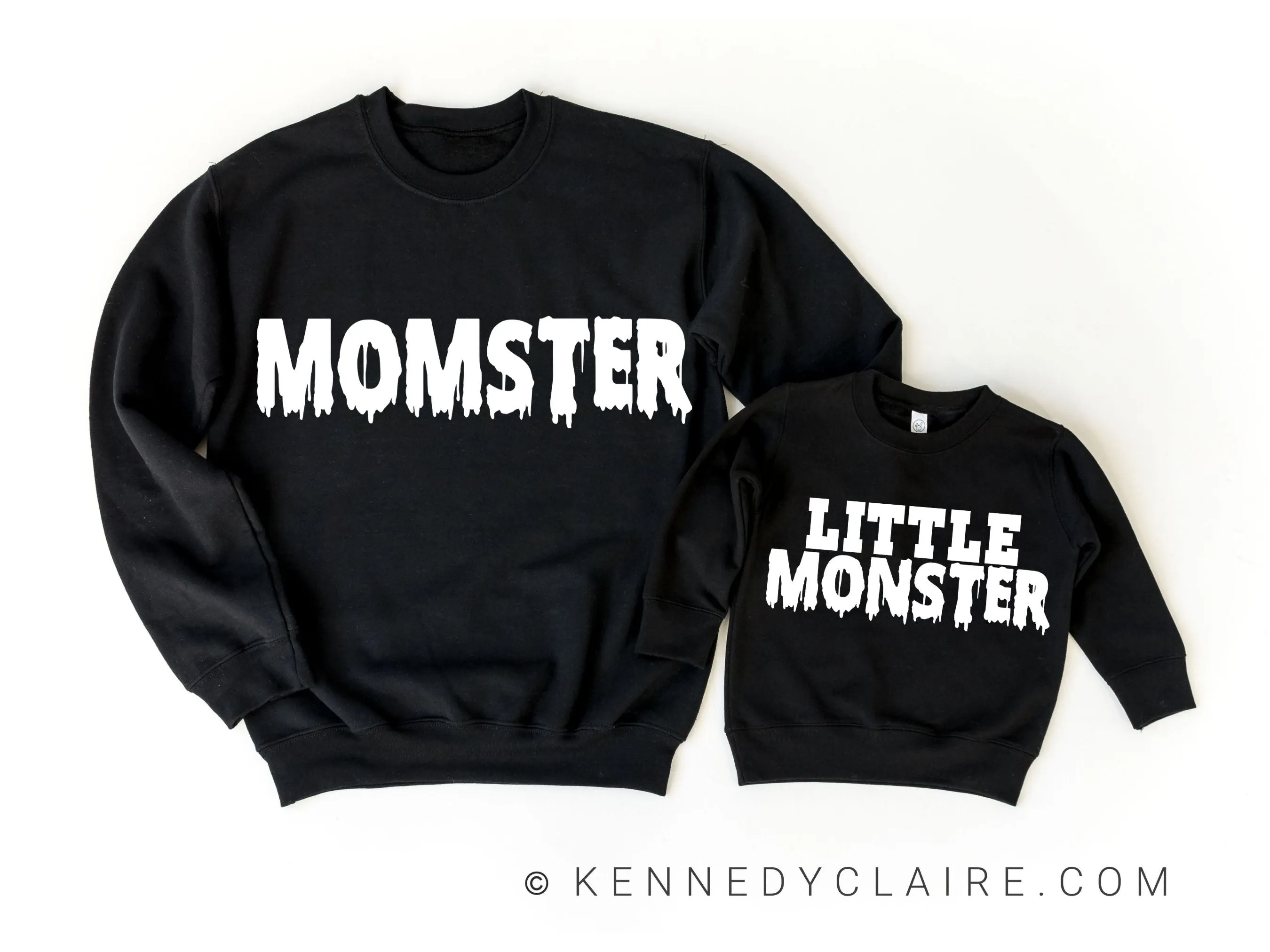 Momster & Little Monster Matching Sweaters
