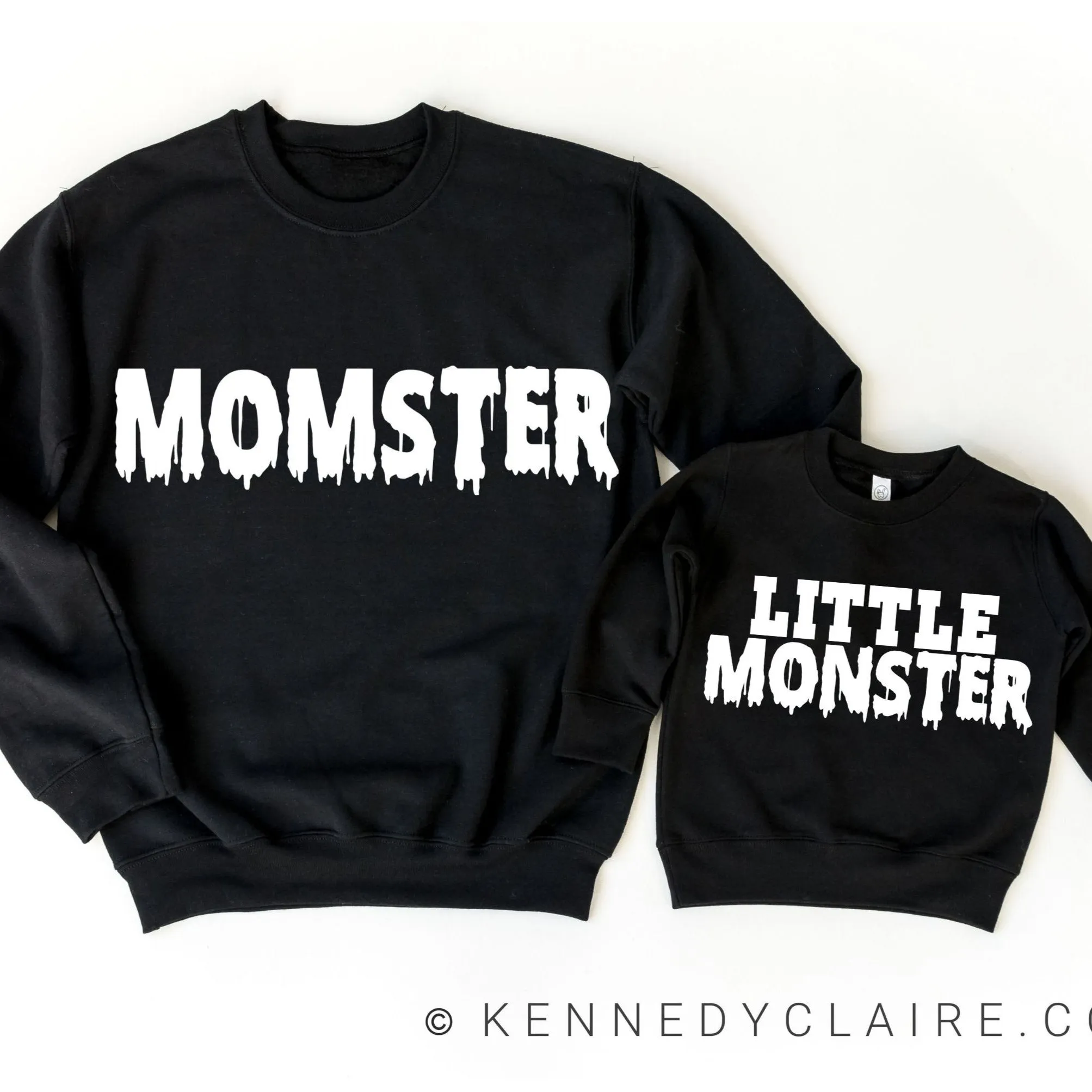 Momster & Little Monster Matching Sweaters