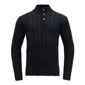 NANSEN RIB KNIT DARK BLUE MELANGE