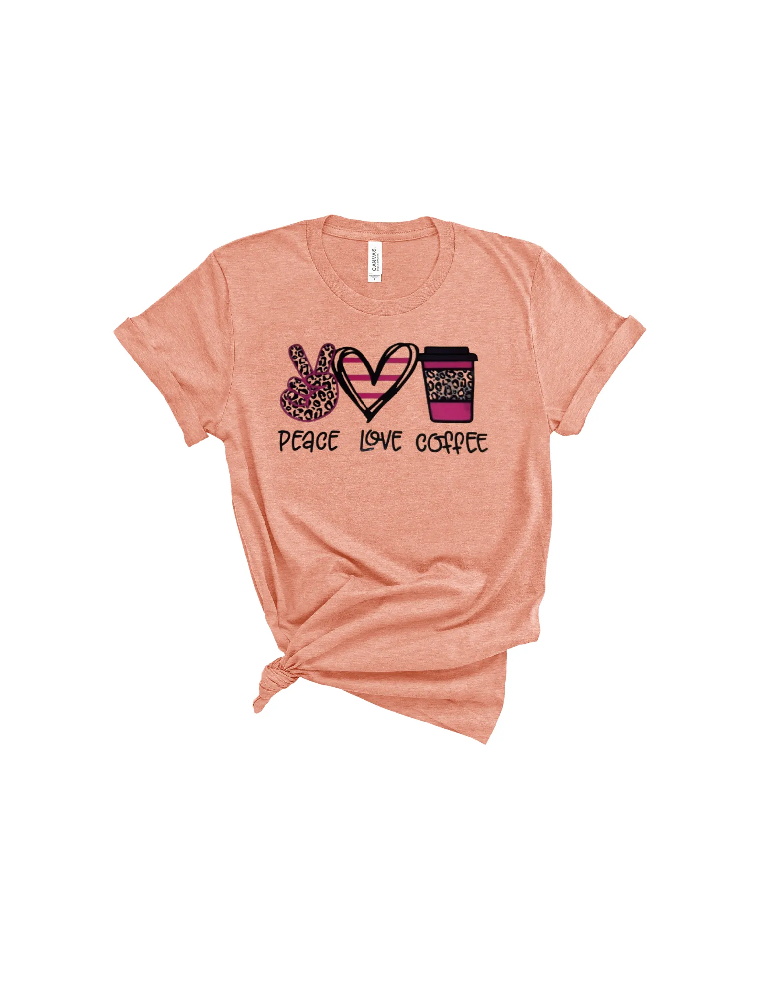 Peace love coffee shirt