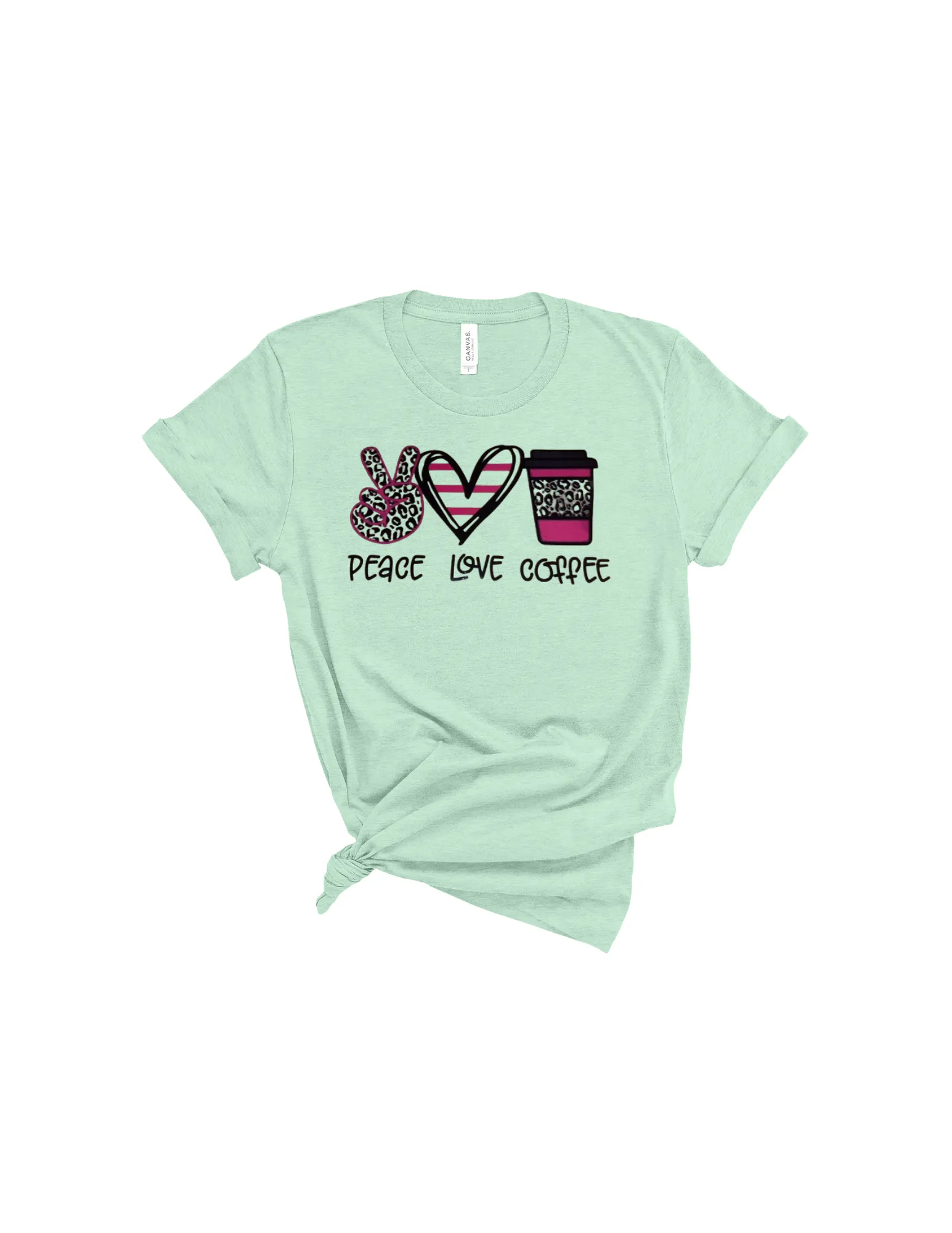 Peace love coffee shirt
