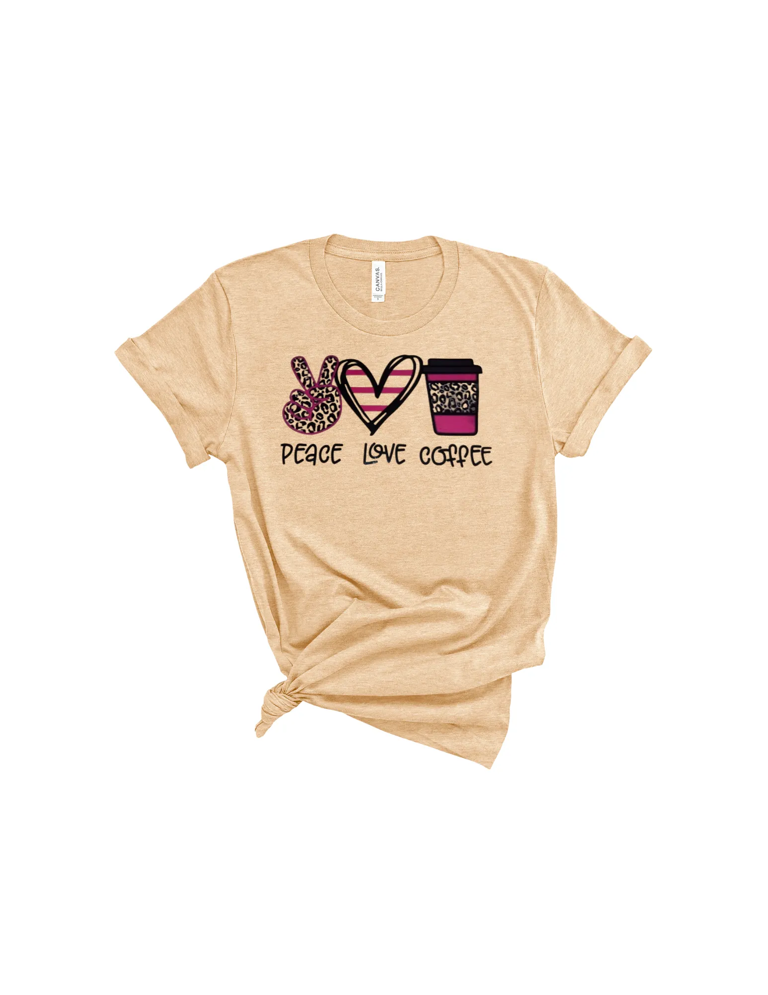 Peace love coffee shirt