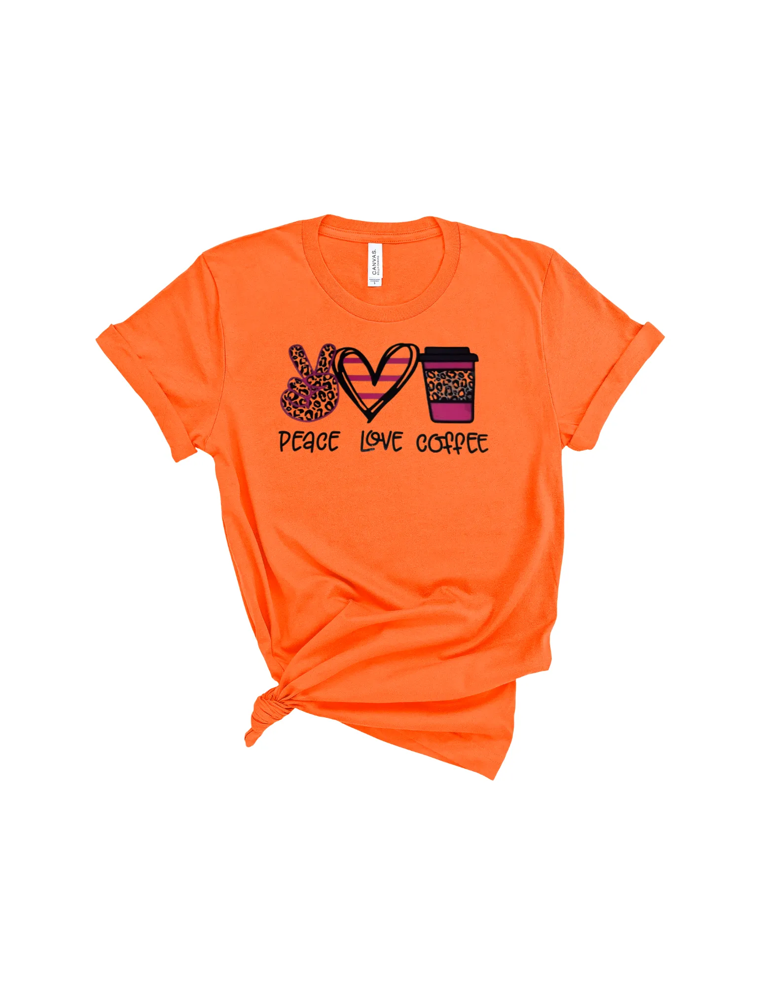 Peace love coffee shirt