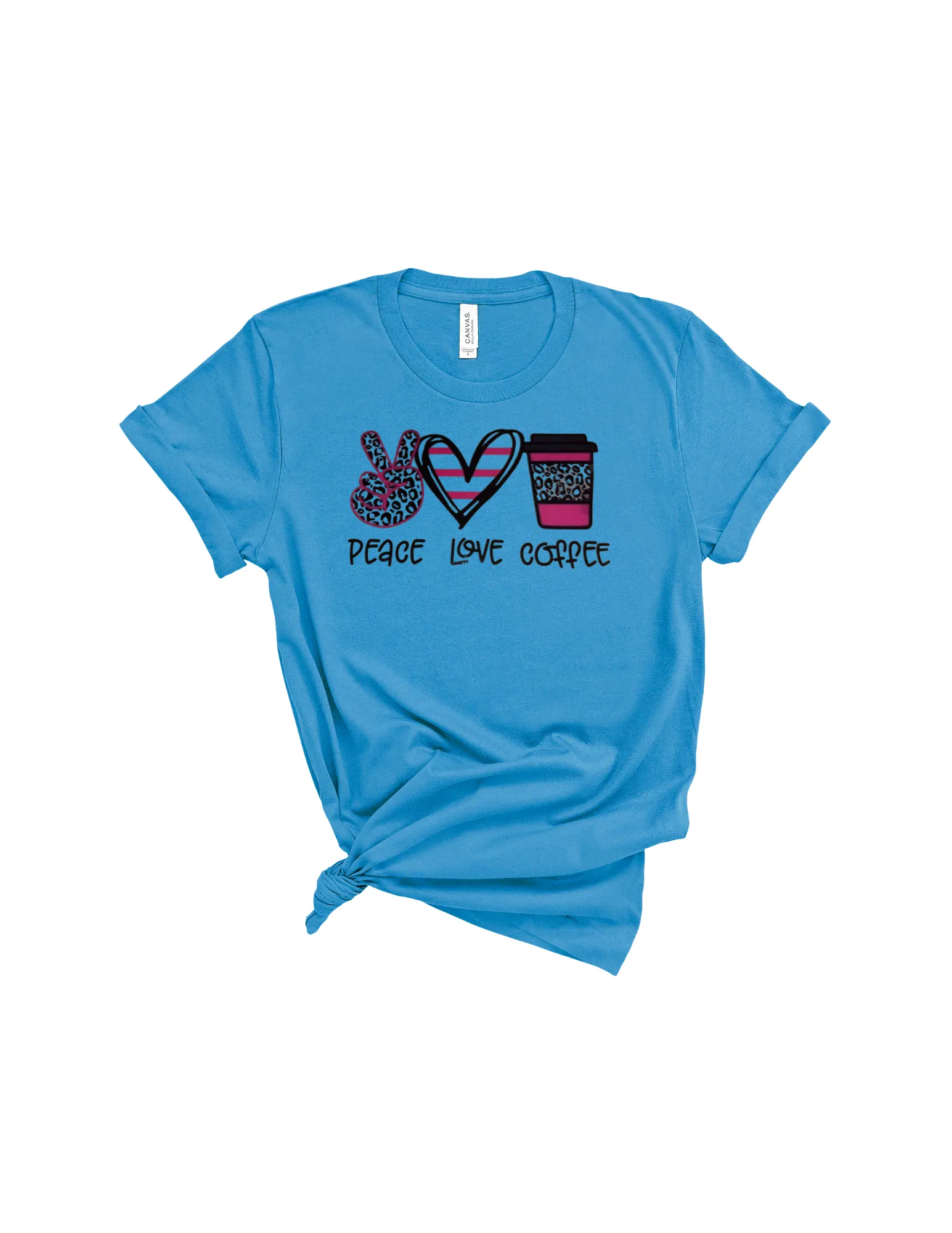 Peace love coffee shirt