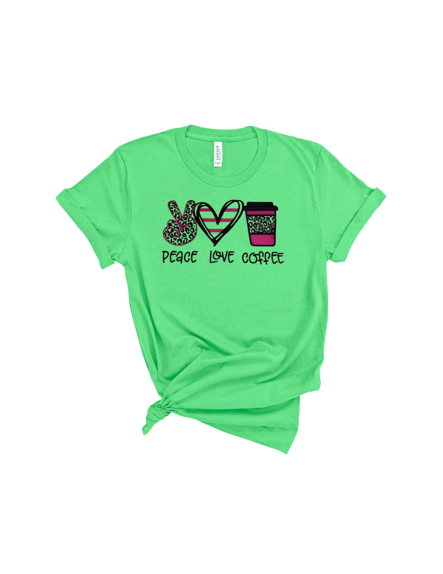 Peace love coffee shirt