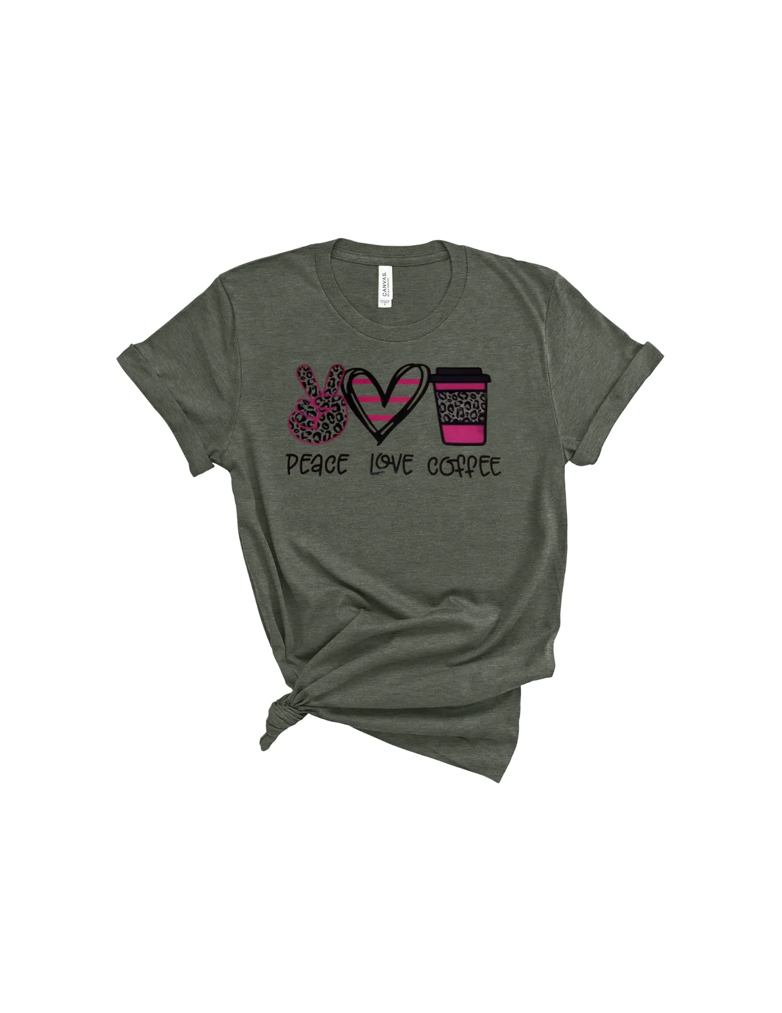 Peace love coffee shirt