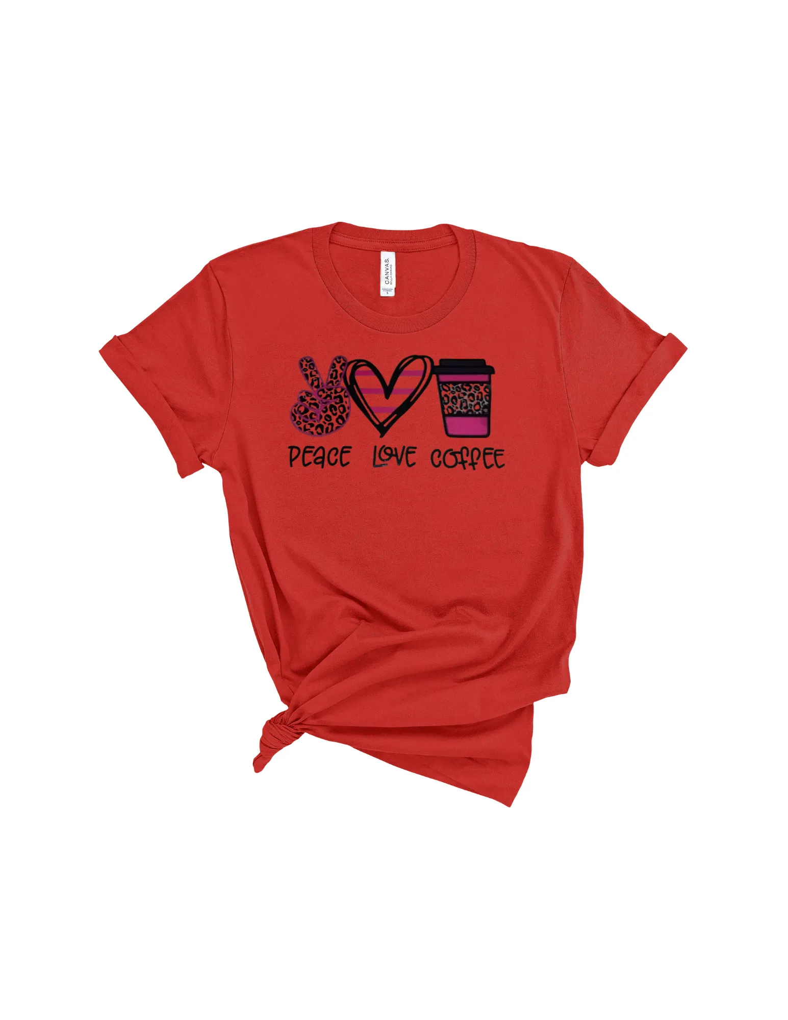 Peace love coffee shirt
